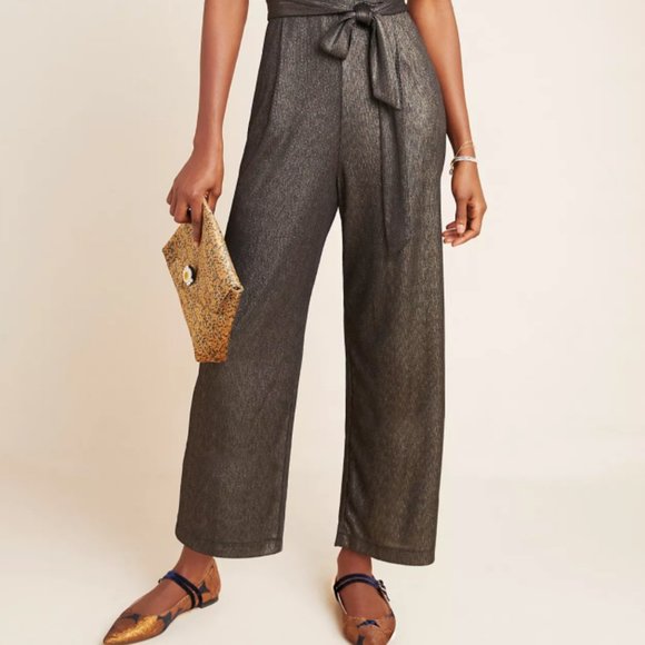 NEW! Pandita Metallic Jumpsuit Anthropologie - Picture 6 of 15